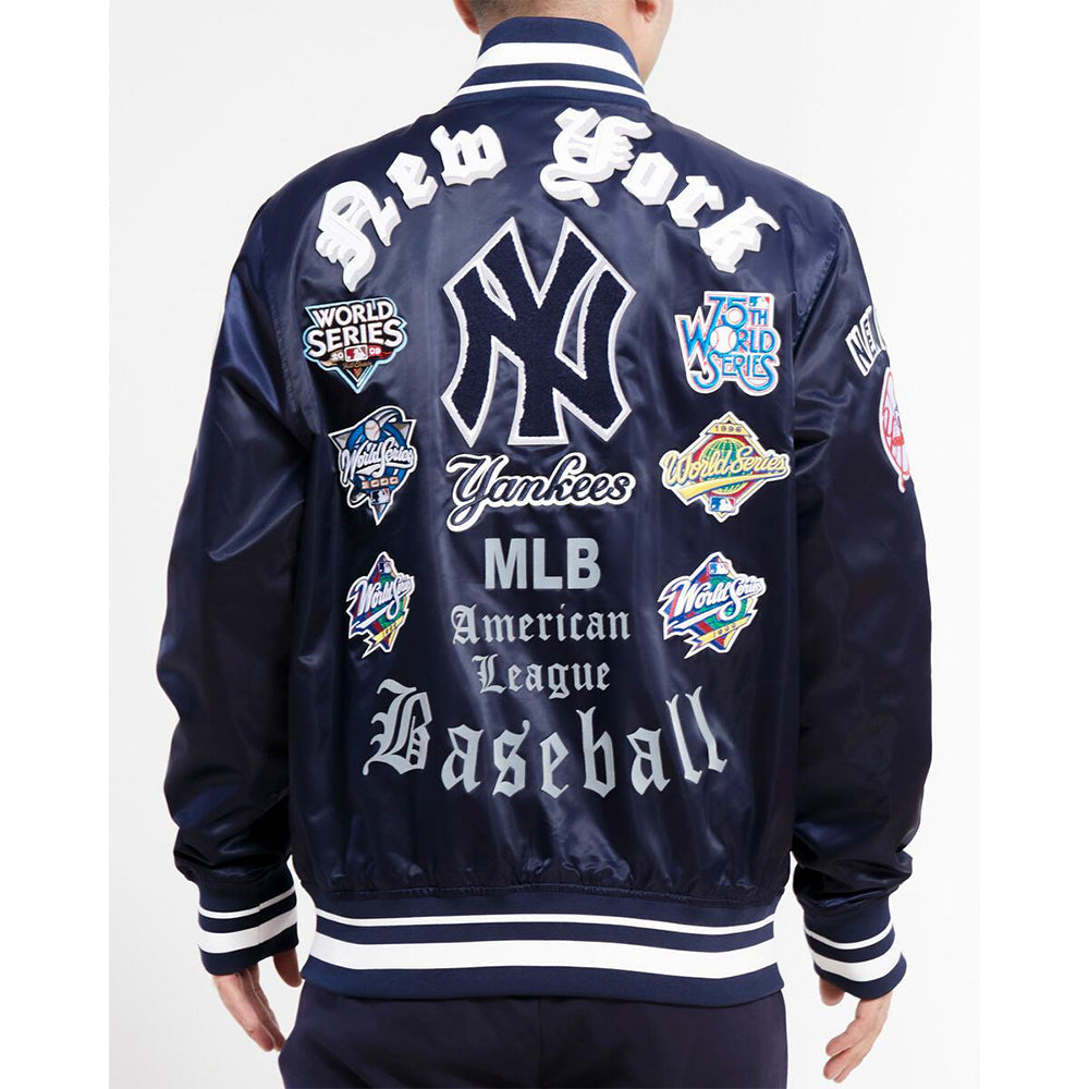 Pro Standard Men New York Yankees Jacket (Navy)4