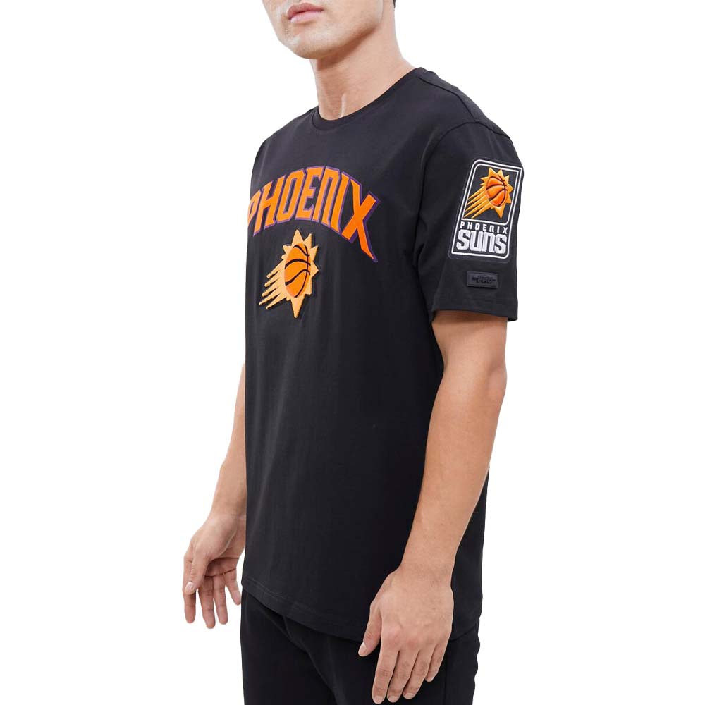 Pro Standard Men Phoenix Suns Stacked Logo Pro Team Shirt (Black)