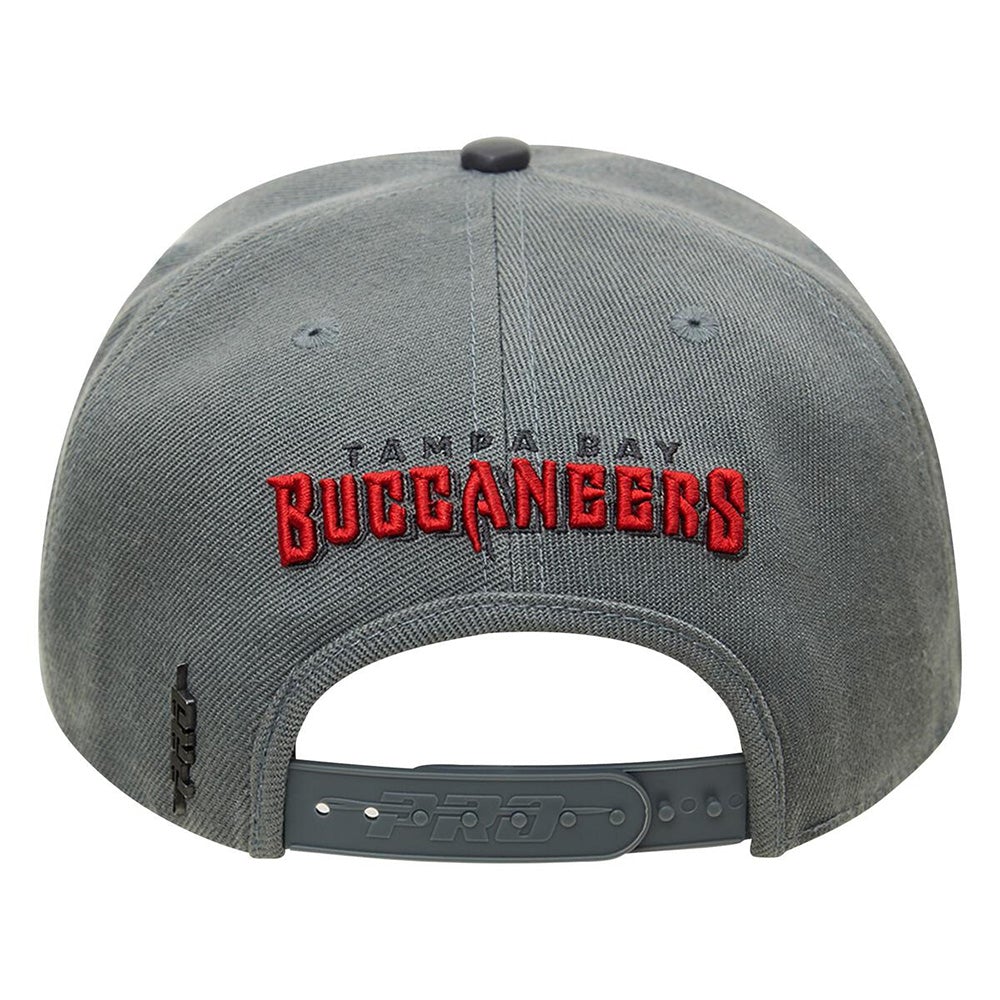 Pro Standard Men Tampa Bay Buccaneers Stacked Logo Hat-Gray-OneSize-Nexus Clothing