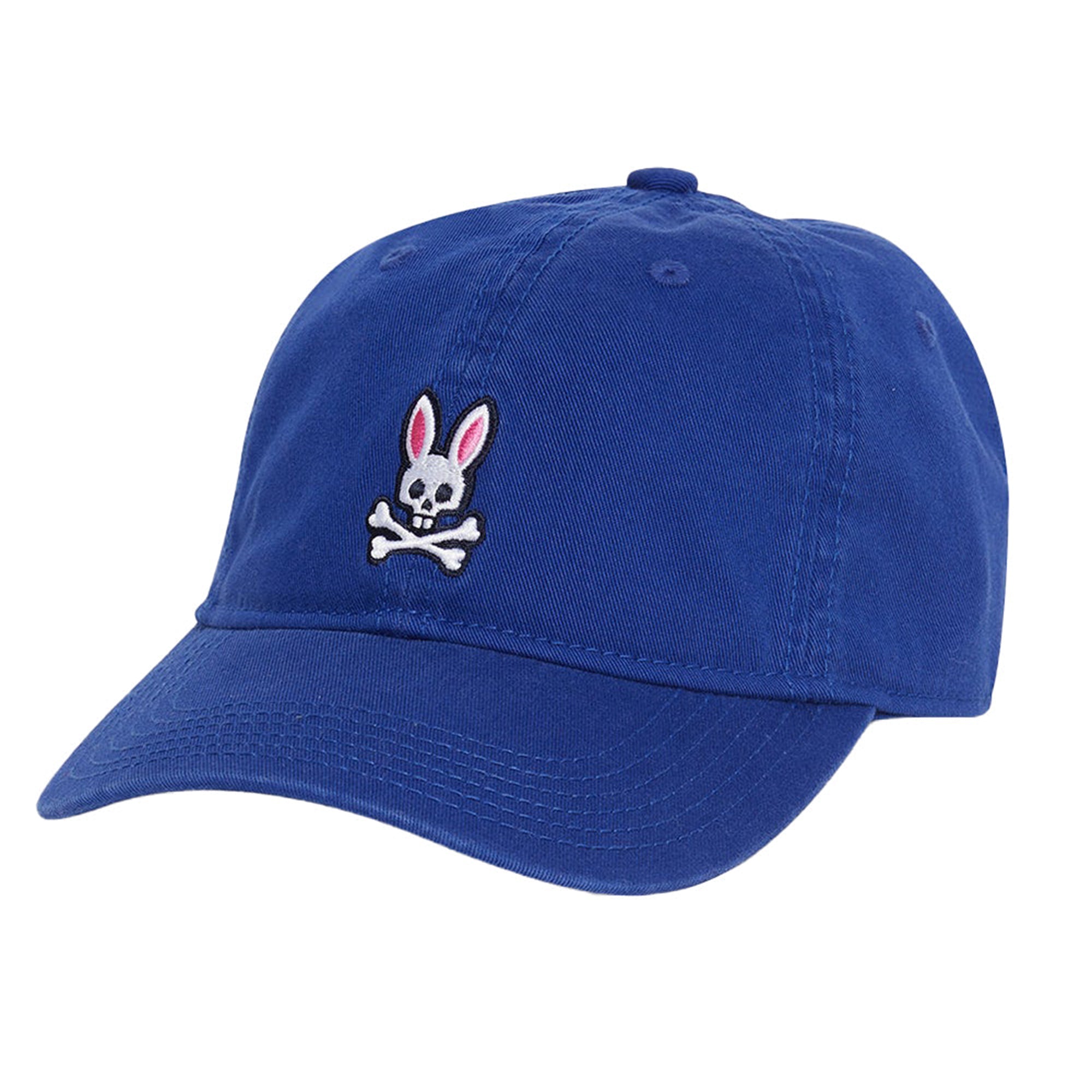 Psycho Bunny Men Classic Baseball Hat (Blue)