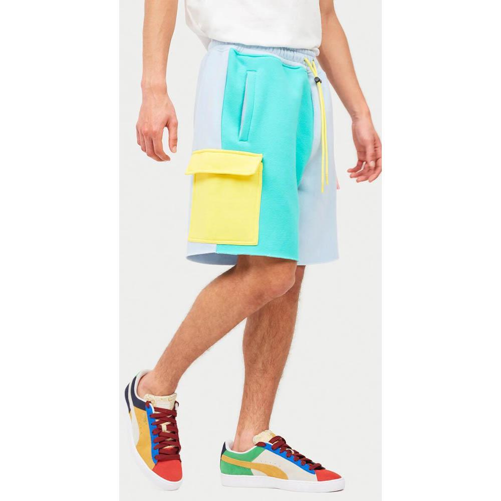Reason Men Pastel Fleece Utility Shorts (Multi)-Nexus Clothing