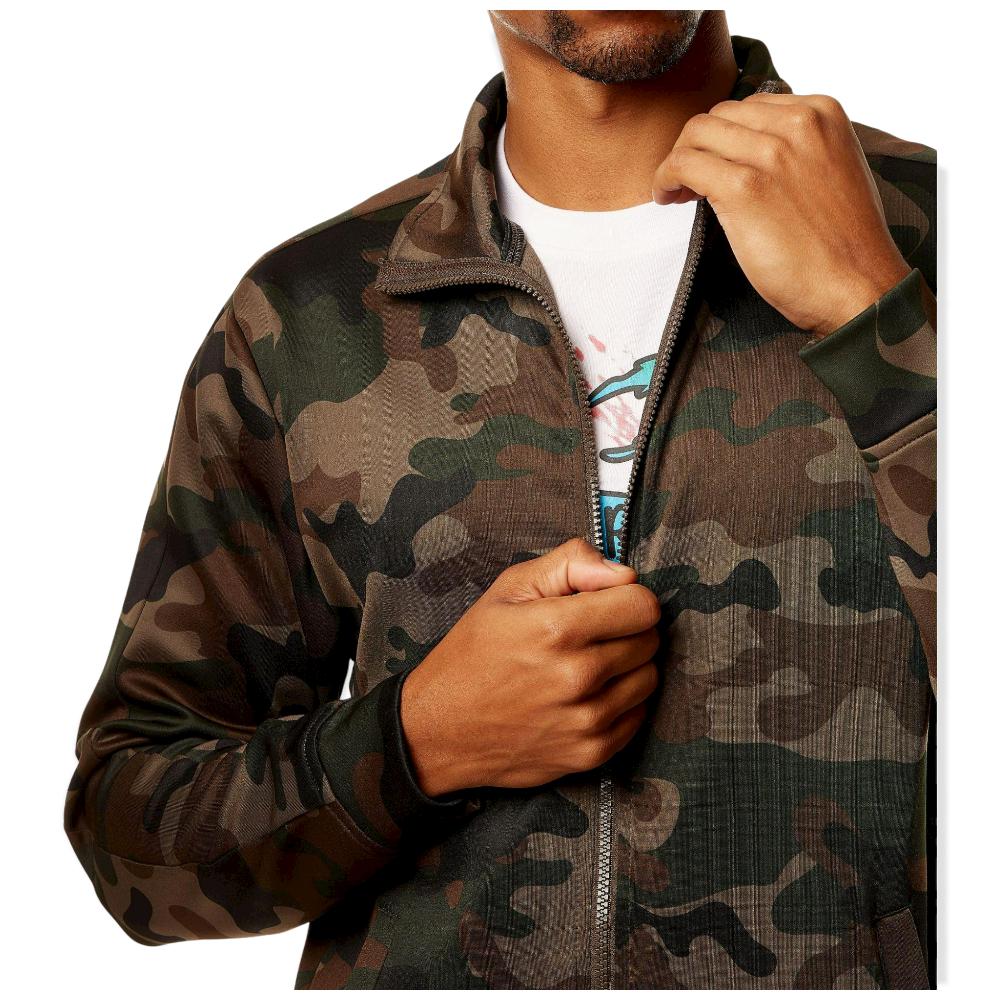 Rebel Minds Men Basic Track Jacket (Plain woodland)-Nexus Clothing
