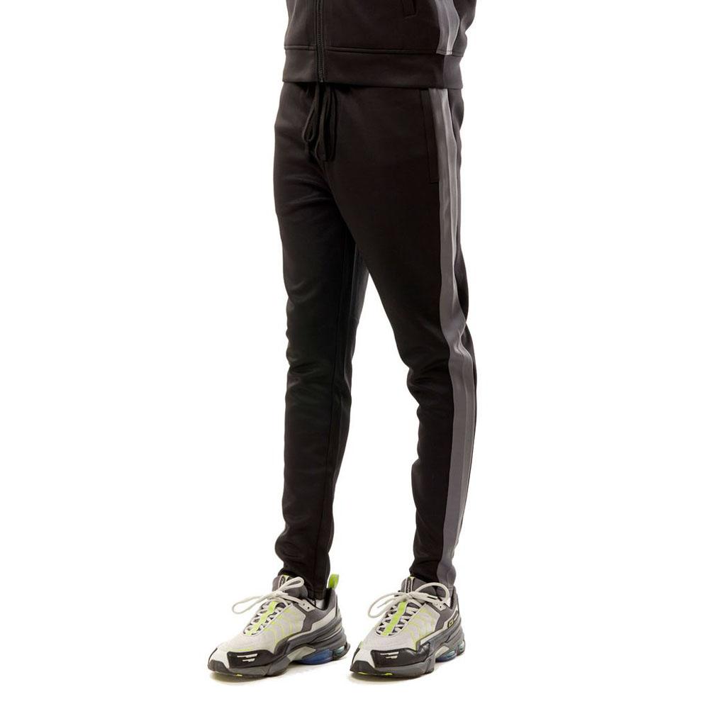 Rebel Minds Men Track Pants (Black Charcoal)-Black Charcoal-Small-Nexus Clothing