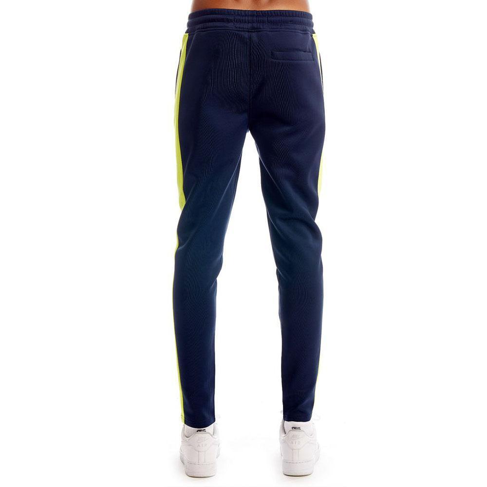 Rebel Minds Men Track Pants (Navy Yellow)-Nexus Clothing