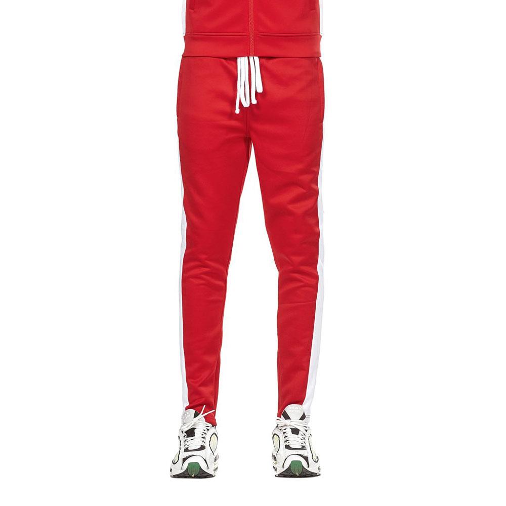 Rebel Minds Track Pants Red White-Joggers-Rebel Minds- Nexus Clothing