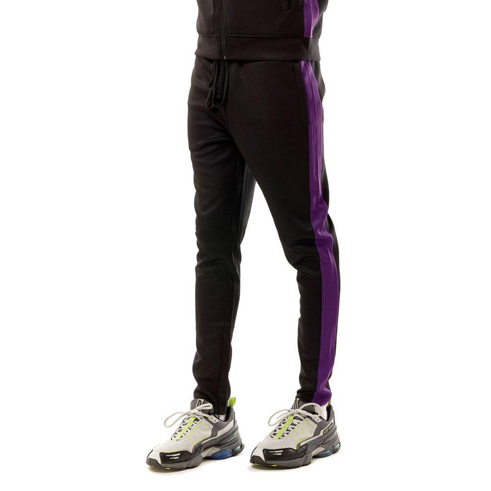 Rebel Minds Track Pants Black Purple-Track Pants-Rebel Minds-Blk Purple-Small- Nexus Clothing