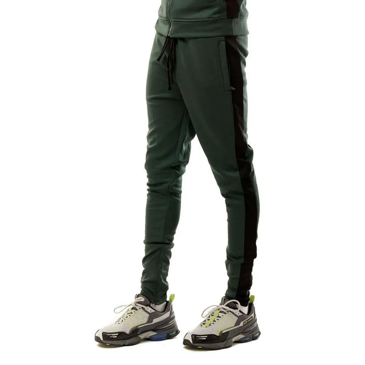 Rebel Minds Track Pants Hunter Green Black-Hunter G Black-Medium-Nexus Clothing