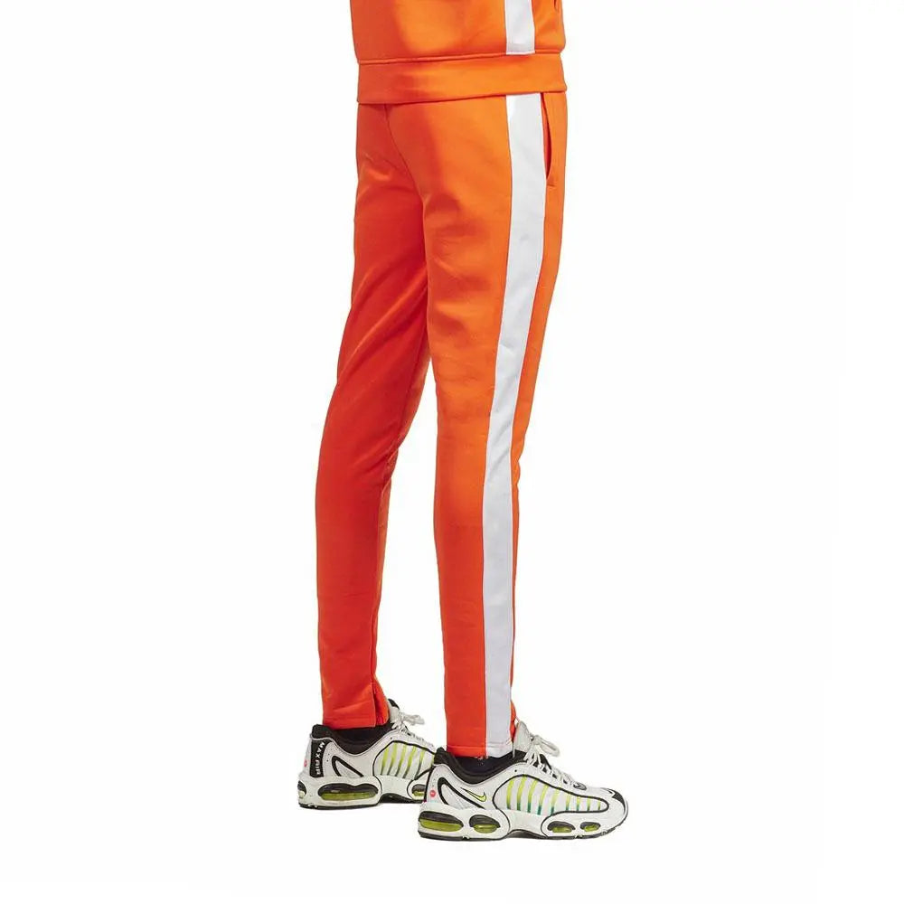 Rebel Minds Track Pants Orange White-Nexus Clothing