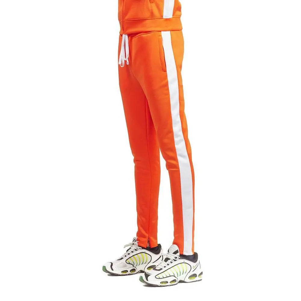 Rebel Minds Track Pants Orange White-Orange White-Medium-Nexus Clothing