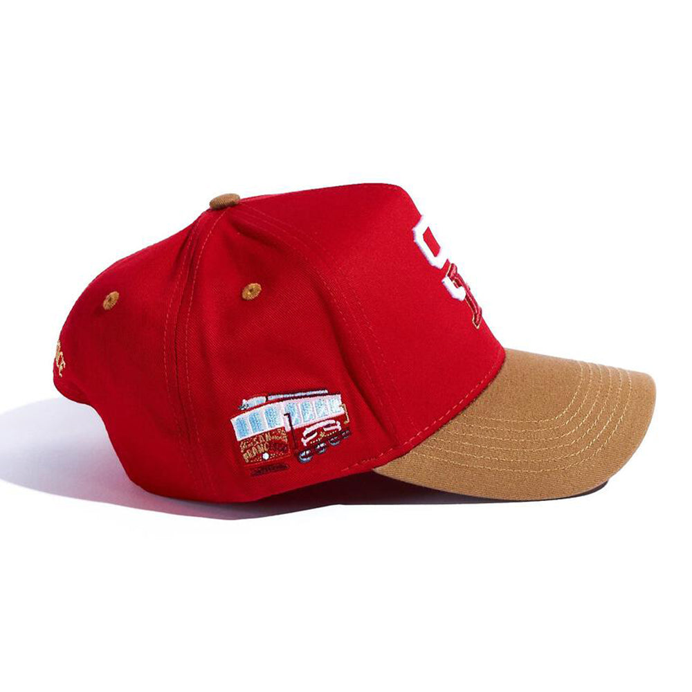Reference Men 9iants Hat (Red)-Red Gold-OneSize-Nexus Clothing