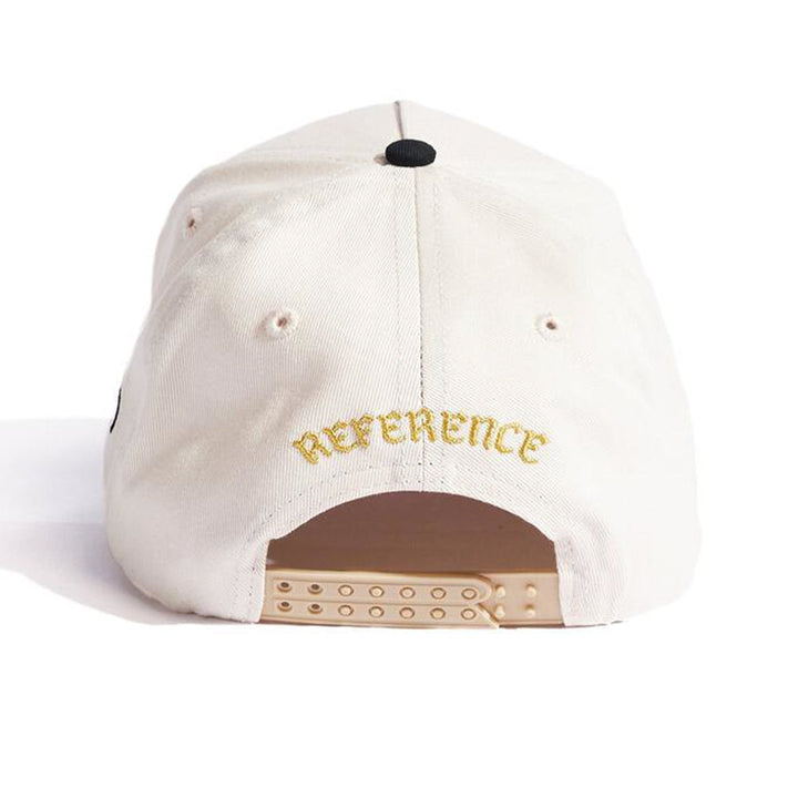 Reference Men La Vida Snapback Hat (Cream Black)-Nexus Clothing