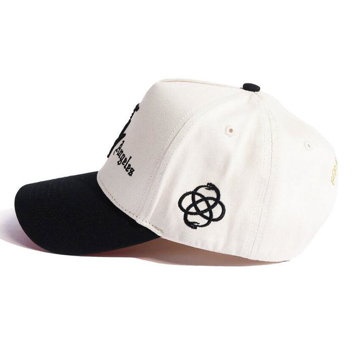 Reference Men La Vida Snapback Hat (Cream Black)-Nexus Clothing