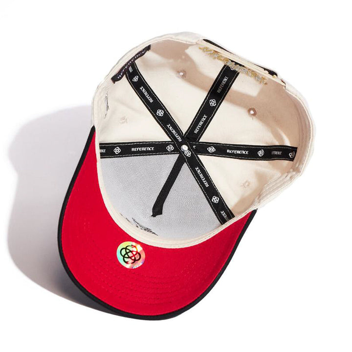 Reference Men La Vida Snapback Hat (Cream Black)-Nexus Clothing