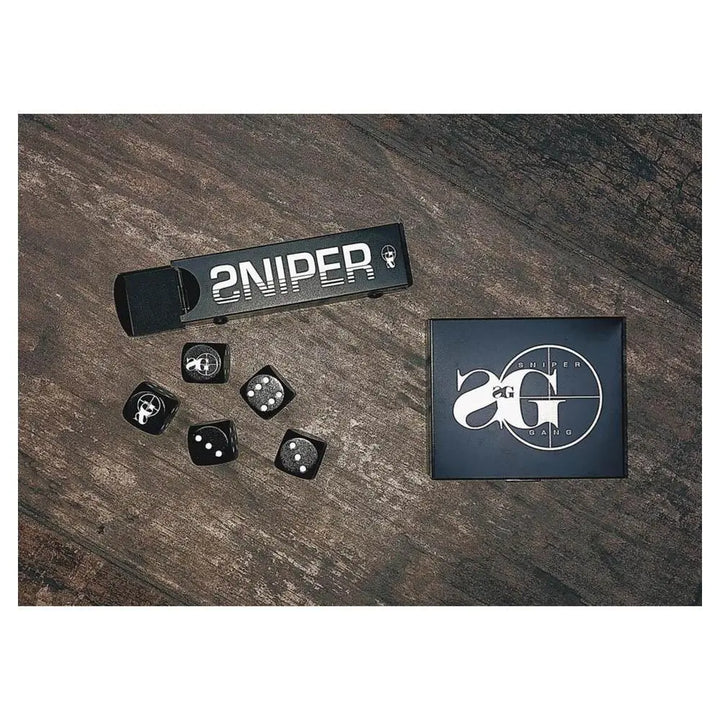 Sniper Gang Men SG Dice-Black-OneSize-Nexus Clothing