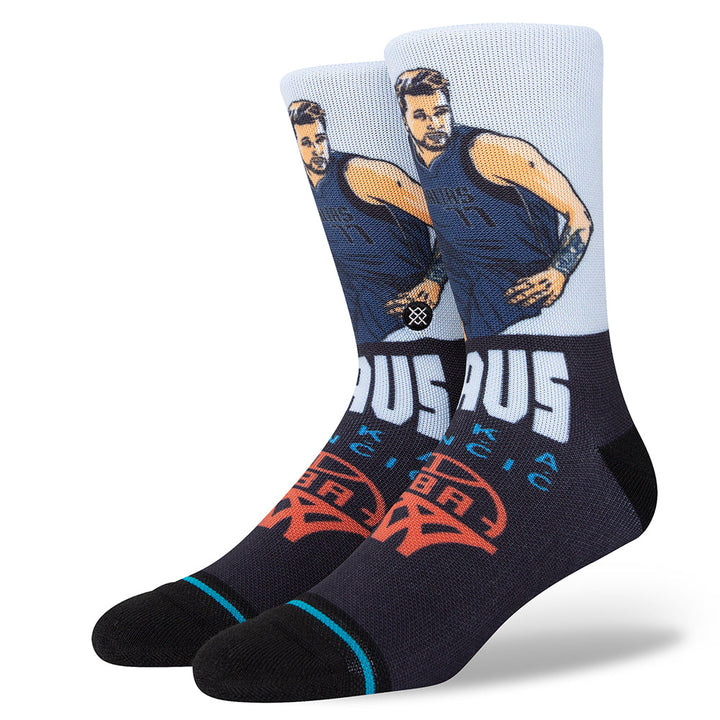 Stance Men Luka Doncic Graded Crew Socks (Gray)-Gray-Large-Nexus Clothing