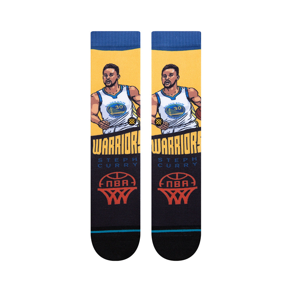 Stance Men Steph Curry Graded Crew Socks (Gold)-Gold-Large-Nexus Clothing