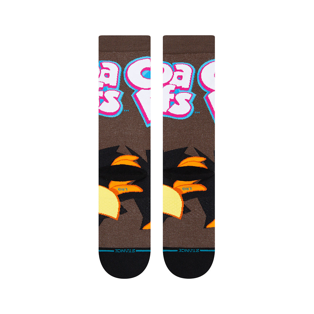 Stance Men X General Mills Crew Socks (Brown)-Brown-Large-Nexus Clothing