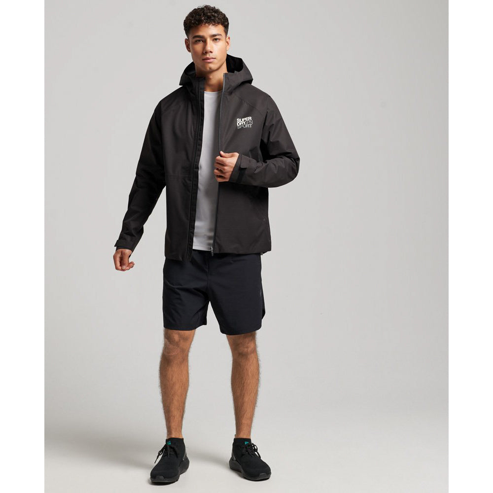 SuperDry Men Waterproof Jacket (Black)-Nexus Clothing