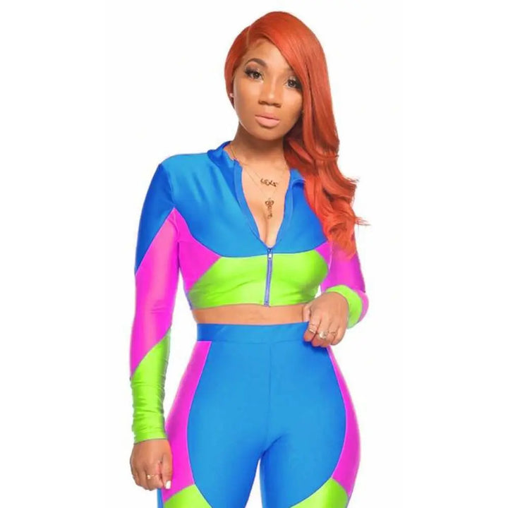 Supply Demand Women 90S Baby Top (Blue)-Blue-Small-Nexus Clothing