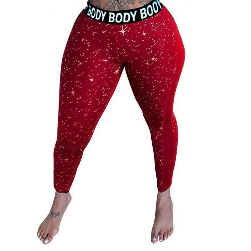 Supply Demand Women All The Stars leggings Red-Red-Small-Nexus Clothing