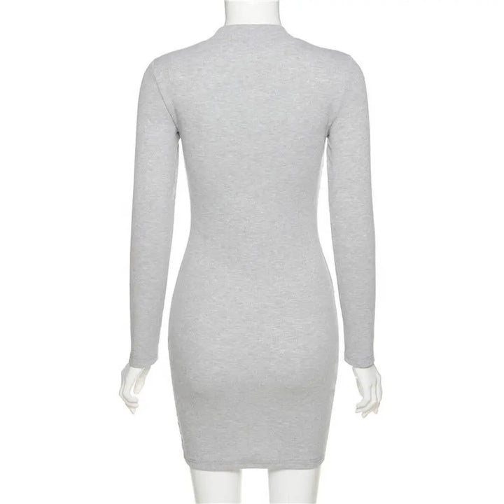 Supply Demand Women String BodySuit Dress Grey-Nexus Clothing