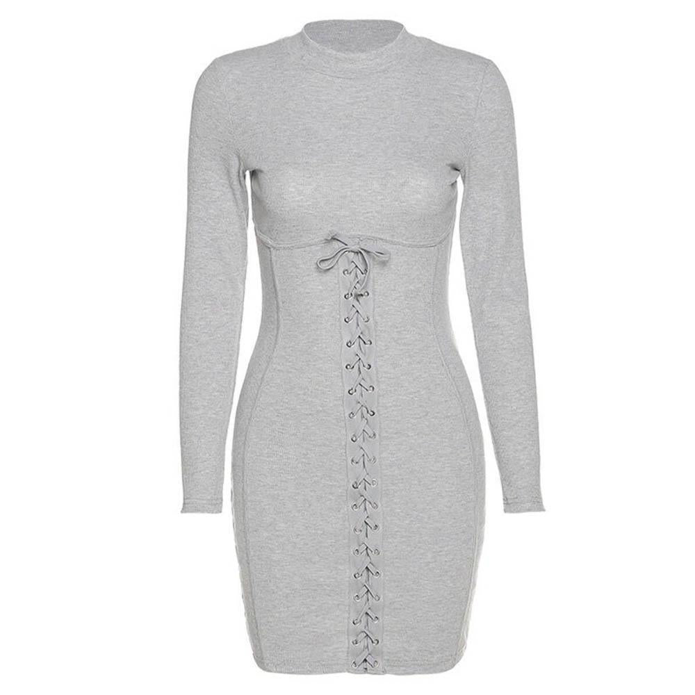 Supply Demand Women String BodySuit Dress Grey-Dress-Supply Demand- Nexus Clothing