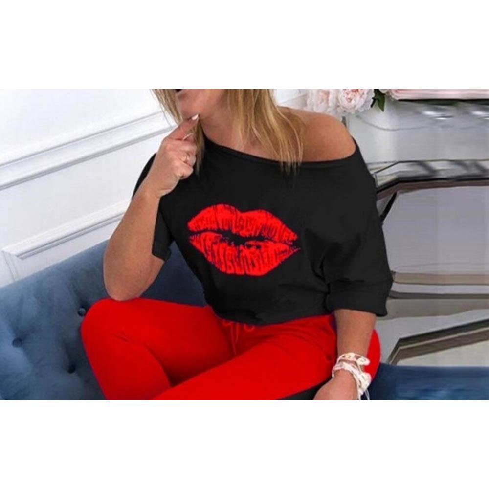 Supply Demand Women XOXO Crop Top Red-T-shirts-Supply Demand- Nexus Clothing