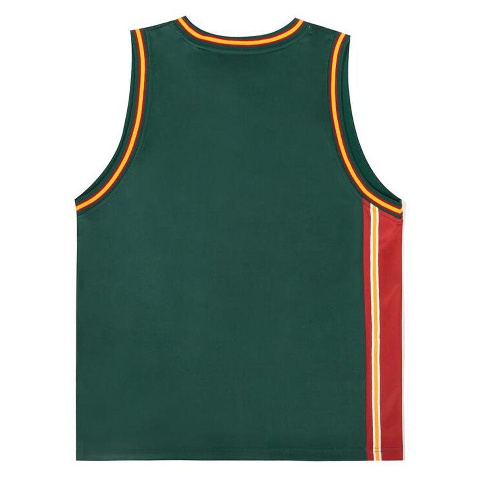 The Hundreds Men Block Basketball Jersey (Green)-Nexus Clothing