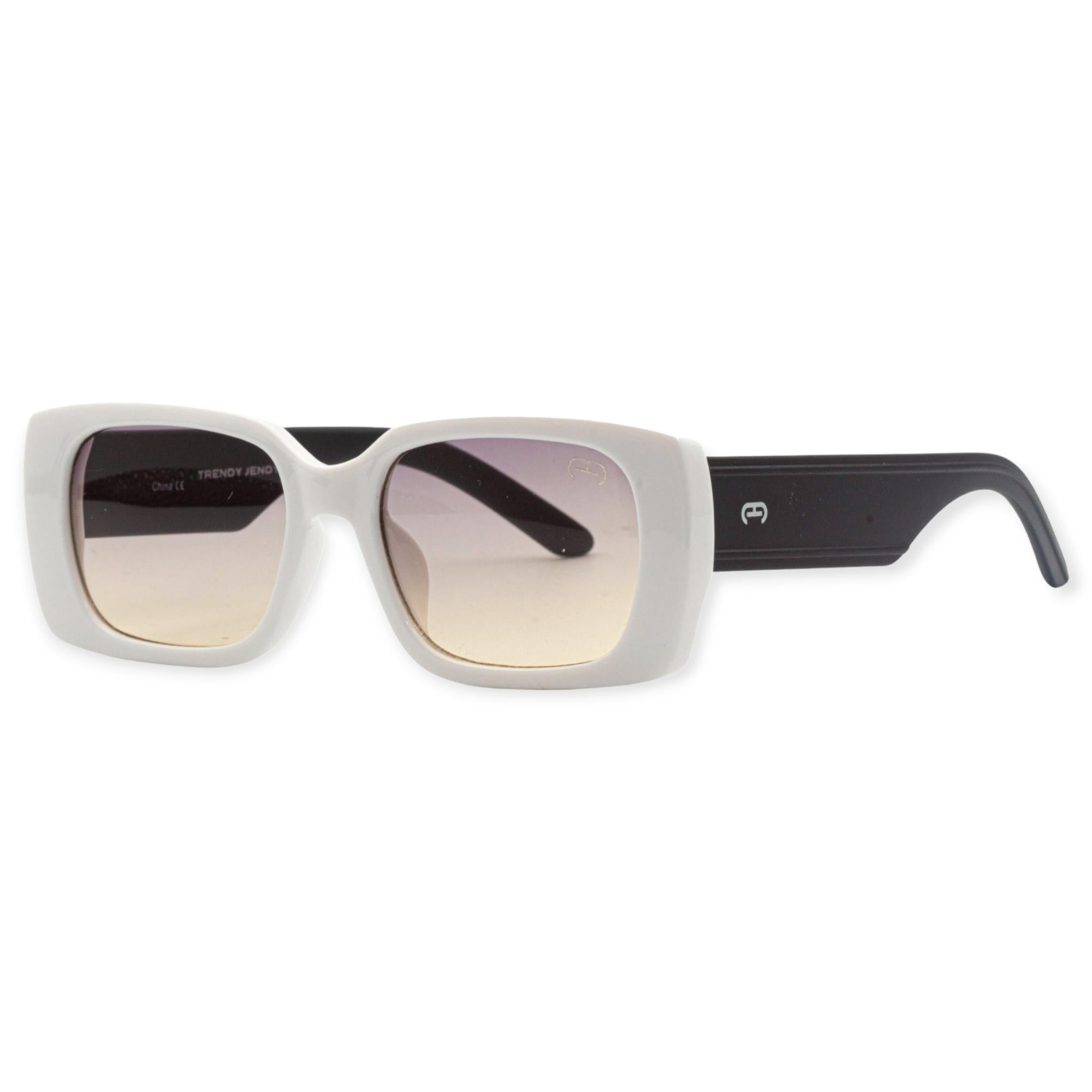 Trendy Jendy Women Lobamba Glasses( White Black)-White Black-OneSize-Nexus Clothing