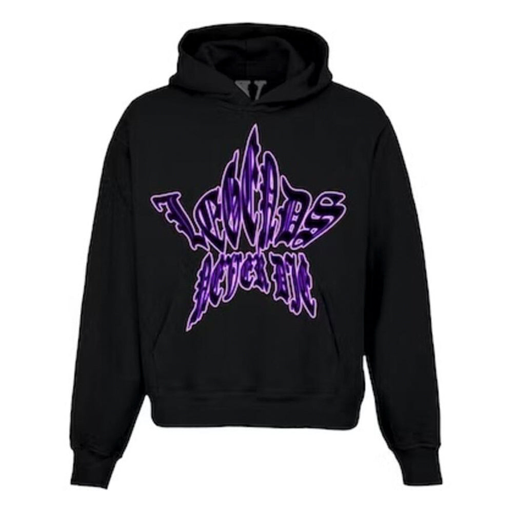 Vlone Men Juice World X Vlone Legend Hoodie (Black)-Black-XX-Large-Nexus Clothing