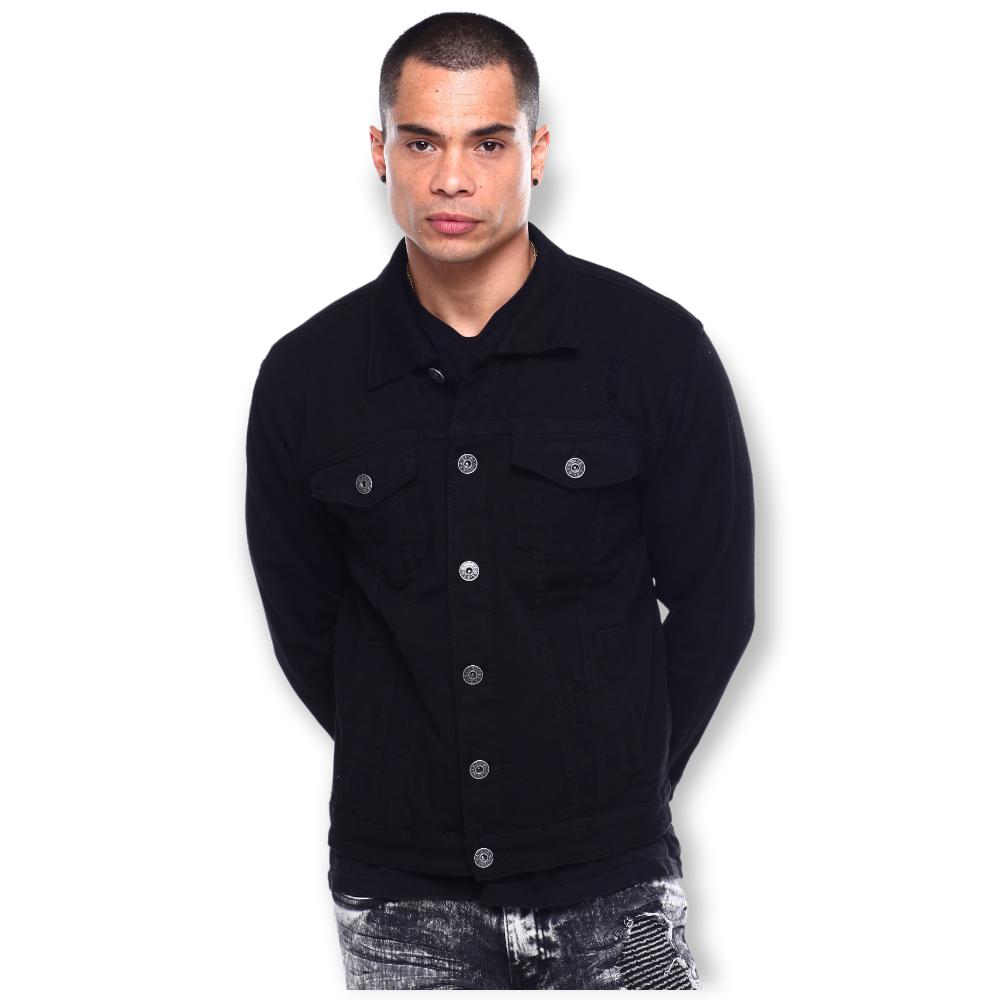 WaiMea Boys Black Trucker Jacket (Black)-Nexus Clothing