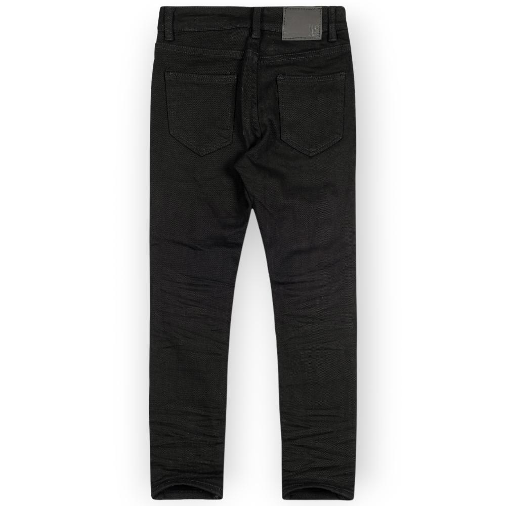 WaiMea Boys Stacked Fit Jeans (Jet Black)-Nexus Clothing