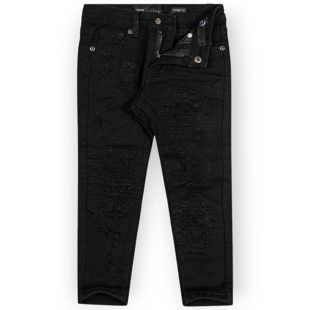 WaiMea Boys Twill Pants (Jet Black)-Jet Black-7T-Nexus Clothing