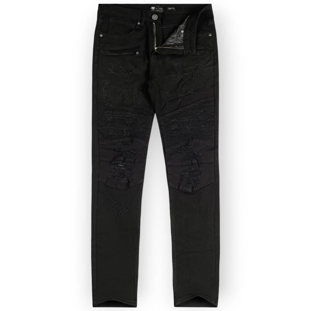 WaiMea Men Fit Jeans (Jet Black)-Jet Black-32W X 32L-Nexus Clothing