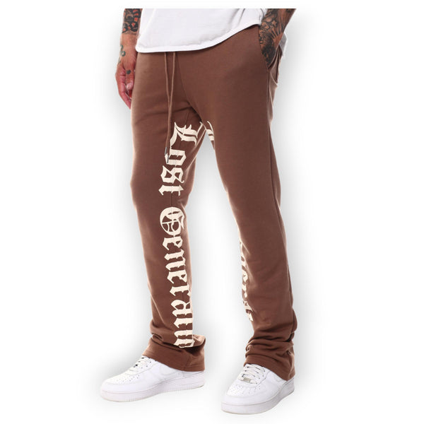 Lost Generations 2 Stacked Sweatpants - Black – Todays Man Store