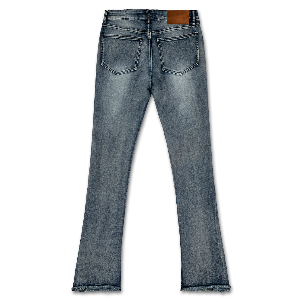 WaiMea Men Stacked Jeans (Blue Wash)
