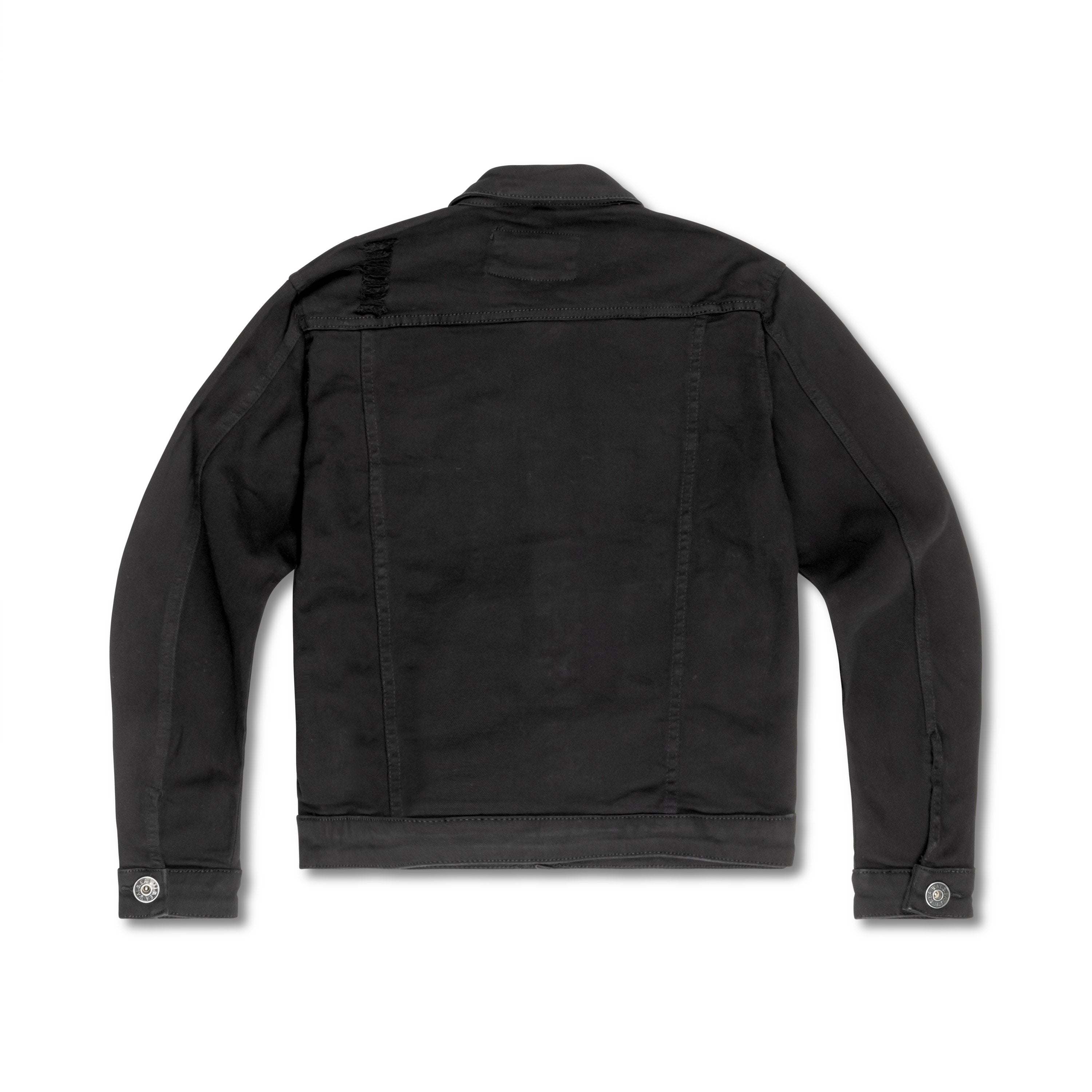 WaiMea Twill Jacket Jet Black-Jackets & Coats-WaiMea- Nexus Clothing