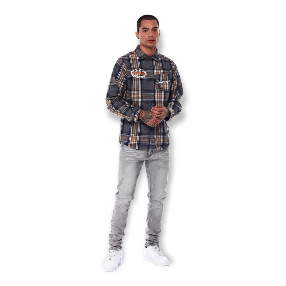 Waimea Men Skinny Fit Jeans (Grey Wash)-Nexus Clothing