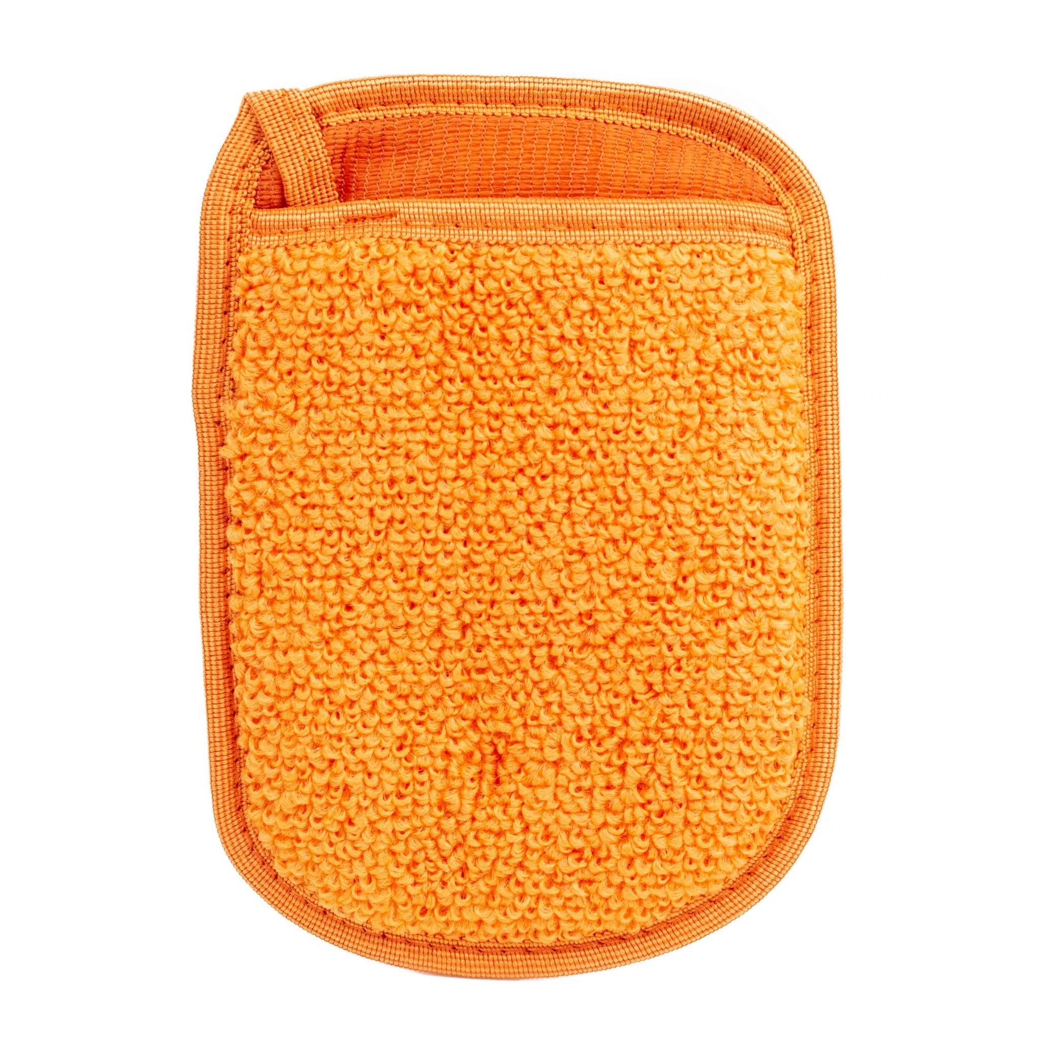 Waritex Body Massaging Mitt Colored Synthetic Loofah (Orange)-Orange-OneSize-Nexus Clothing