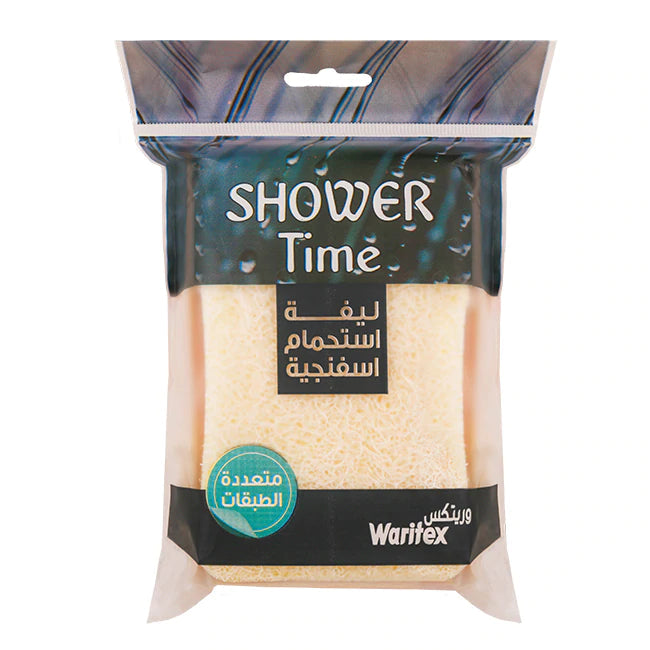 Waritex Egyptian Shower Time Sponge Loofah-MultiColor-OneSize-Nexus Clothing