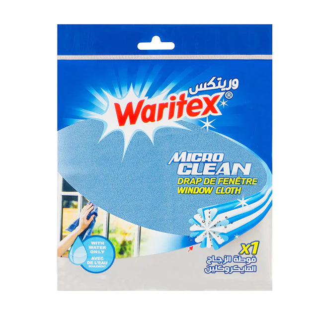 Waritex Microclean Window Towel (Blue)-Blue-OneSize-Nexus Clothing