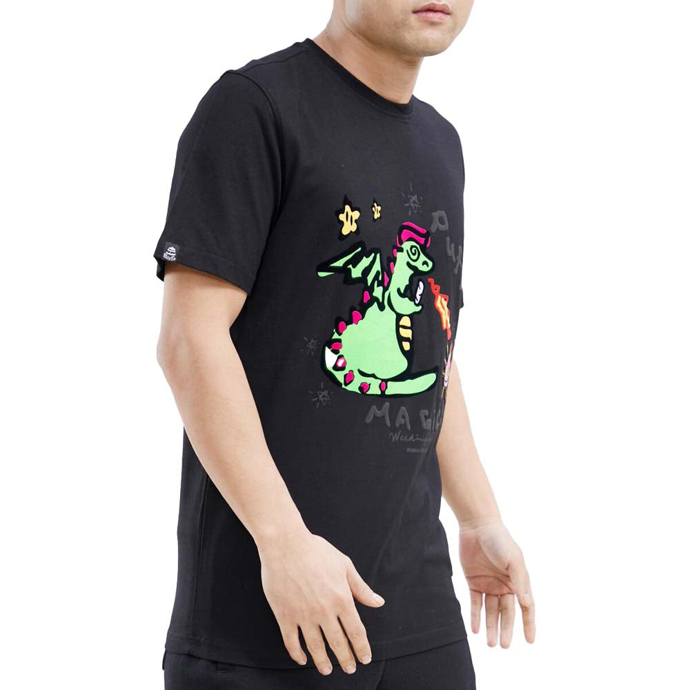 Wedding Cake Men Puff the Magic Tee (Black)-Nexus Clothing