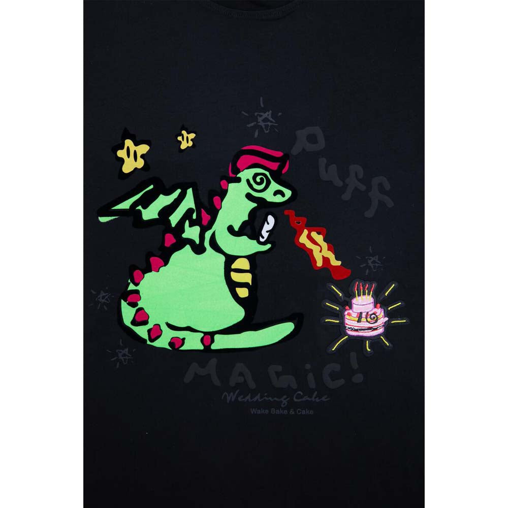 Wedding Cake Men Puff the Magic Tee (Black)-Nexus Clothing